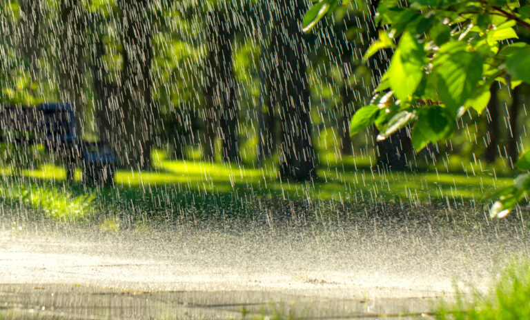 heavy rain
