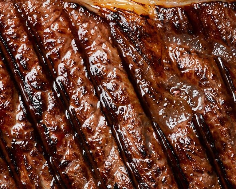 Grilled steak close-up – a key product in global red meat price trends